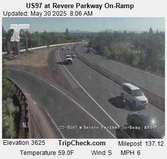 US97 at Revere Parkway On-Ramp